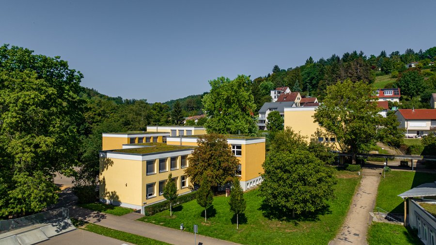 Blick auf Lützelbachschule Reichenbach