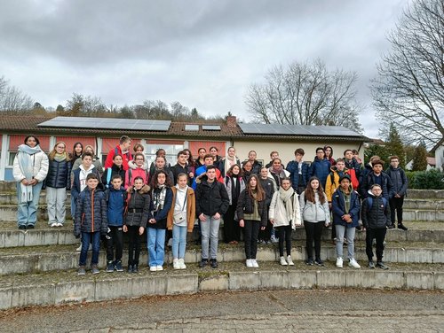 Schülerinnne und Schüler aus Sainte-Savine zu Besuch in der Realschule Reichenbach